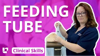 Enteral Tube Feeding Procedure  Using a Pump amp Open System Clinical Nursing Skills LevelUpRN​ [upl. by Trebled]