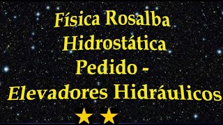 Física 2  Hidrostática  Elevadores Hidráulicos [upl. by Jaret]