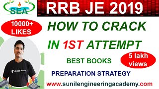 RRB JE  HOW TO CRACK RRB JE IN 1ST ATTEMPTPREPARATION STRATEGY BEST BOOKS HOW TO PREPARE RRB JE [upl. by Neemsay539]