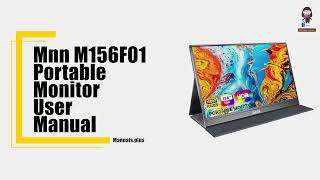 How to Set Up and Use the Mnn M156F01 Portable Monitor [upl. by Armanda721]