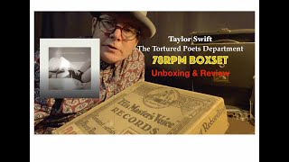 Taylor Swift TTPD box set unboxing and review 78rpm [upl. by Dyl]