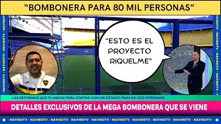 PROYECTO RIQUELME  TODO LO QUE TENES QUE SABER BOMBONERA PARA 80 MIL PERSONAS [upl. by Kotick]