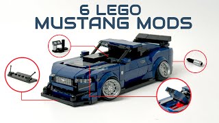 6 EASY MODS FOR YOUR 2024 MUSTANG  LEGO SPEED CHAMPIONS [upl. by Alasteir]