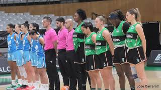 Joventut Badalona 7376 Estudiantes Minuto Silencio Víctimas Dana [upl. by Bick]