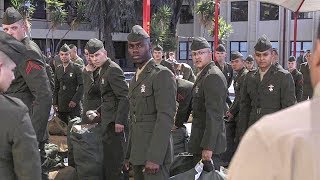 After Boot Camp – Students Arrive For Marine Combat Training [upl. by Iveson]