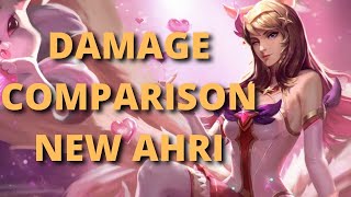 REWORKED AHRI VS OLD AHRI DAMAGE COMPARISON [upl. by Franza560]