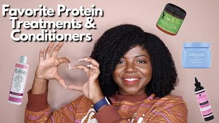 2022 Favorites  Protein Treatments amp Conditioners [upl. by Leilah]