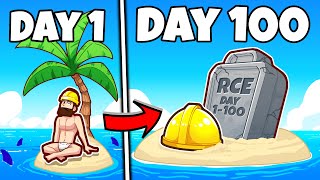 Surviving 100 DAYS on a desert island [upl. by Kayne815]