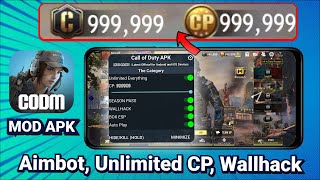 COD Mobile Mod APK v20251 Unlock Aimbot Unlimited CP amp Wallhack Android amp iOS [upl. by Karil]