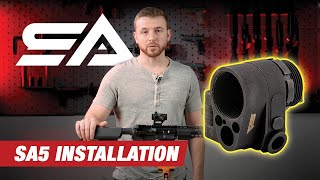 How to Install your SA5 Folding Stock Adapter from Sylvan Arms [upl. by Kihtrak150]