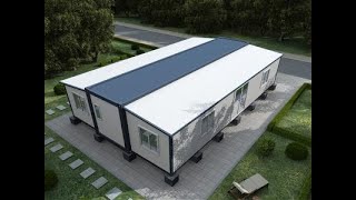 40ft foldable expandable container home with two bedrooms [upl. by Arabeila]