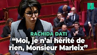 Rachida Dati chahutée pour son retour à lAssemblée [upl. by Audrie428]