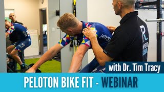 Peloton Bike Fitting with Dr Tim [upl. by Nivre]