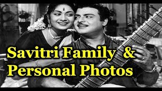 Legendary Actress Savitri Family and Personal Photos [upl. by Christean]