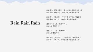 見切り発車P  Rain Rain Rain feat 初音ミク [upl. by Manus352]