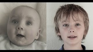 Birth to 10 years in 3 min Time Lapse Vince The Original [upl. by Bonnes]