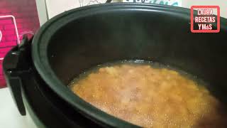 Como COCER FRIJOLES receta frijoles en olla arrocera eléctrica [upl. by Jardena784]