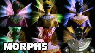 Zeo  All Ranger Morphs  Power Rangers Official [upl. by Dahs654]