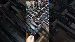 Drawer slides production process  Cabinet accessories  Manufacturer shorts [upl. by Gazo790]