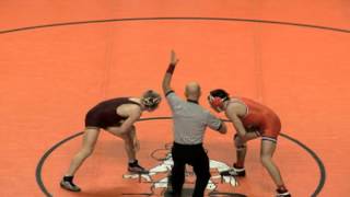 Jonathan Morrison vs Zachary Sanders125 Match2012 NWCACliff Keen National Duals [upl. by Kerns]