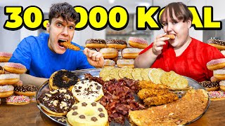 Spróbowałem diety NAJGRUBSZEJ KOBIETY NA ŚWIECIE 30000 kcal [upl. by Kcinemod17]