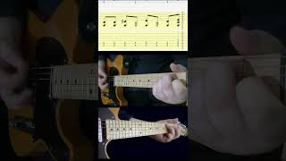 Guitar Tab Long Cool Woman in a Black Dress by The Hollies guitarriffs guitar ccr guitartabs [upl. by Kuska]