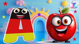 The Phonics Song ABC English Songesi ABCD Tiny TotsKiddos Study Zone ABC lyrics song abcdsong [upl. by Cohbath]