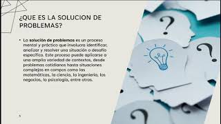 Razonamiento Verbal y Solución de Problemas [upl. by Kroy489]