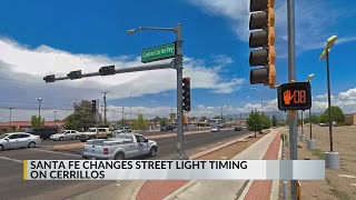 Santa Fe changes traffic light timing on Cerrillos Road [upl. by O'Conner]