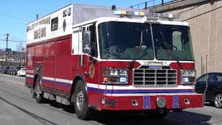 Paterson Fire Department Rescue 2 Responding 31124 [upl. by Giordano]