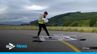 Schools to trial drone delivered lunches in national first [upl. by Oeramed]