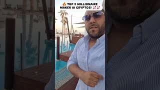 🔥 Top 5 MILLIONAIRE MAKER Ai Cryptos  In Less Than 6 Months  shorts short [upl. by Anatsirhc]