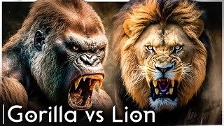 Gorilla vs Lion  King of the Jungle [upl. by Malory129]