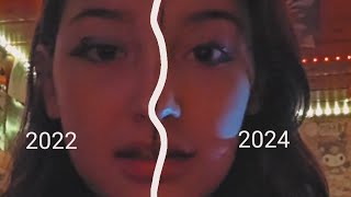 2024 vs 2022 makeup routine 😭 [upl. by Anett]