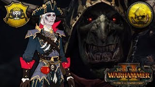 DOWN TO THE WIRE  Greenskins vs Pirates of Sartosa  Total War Warhammer 2 [upl. by Avert]