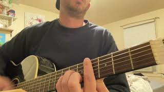 3 Libras by A Perfect Circle easy acoustic tutorial standard tuning [upl. by Hannej695]