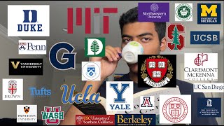 College Decision Reactions 2022  Ivies Stanford UCs MIT T20s More [upl. by Akemed]