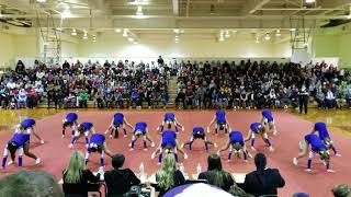 Midlothian Middle School at Chesterfield County Middle School Cheer Competition 2019 [upl. by Omidyar630]