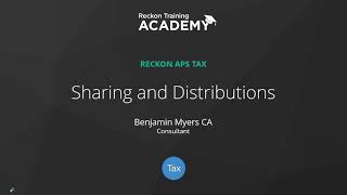 APS Tax Distribution Webinar [upl. by Aicat951]