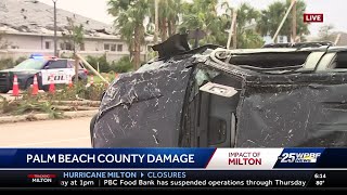 Palm Beach Gardens sustains damage from EF3 tornado [upl. by Anneehs]