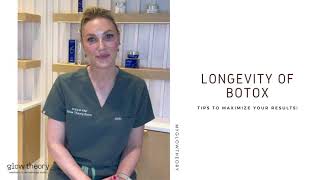 Longevity of Botox  Tips to Maximize Your Results [upl. by Vallery]