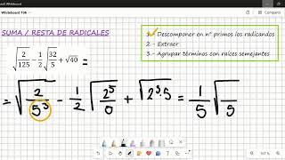 sumaresta de radicales [upl. by Baron]