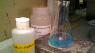 Titrating Boric Acid [upl. by Drofnas]