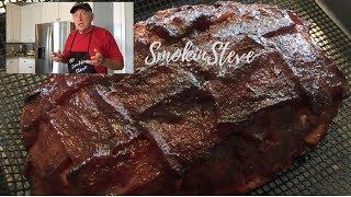 SMOKED MEATLOAF wBacon BBQ Sauce Glaze [upl. by Leitnahs]