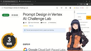 Prompt Design in Vertex AI Challenge Lab  qwiklabs  GSP519 [upl. by Danna]