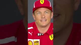 Kimi Raikkonen being Kimi Raikkonen 😂 [upl. by Ierna529]