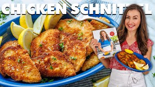 Crispy Chicken Schnitzel Recipe Easy and Delicious [upl. by Malaspina481]