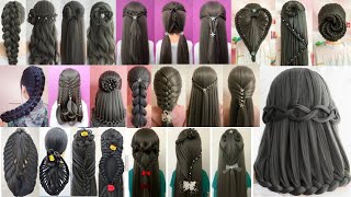 5 Beautiful hairstyles simple hairstyles and open hairstyles [upl. by Bever936]