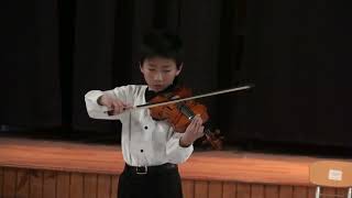 Concertino In D major 1st mvt Allegro Moderato by Ferdinand Kuchler Leo Chen Violin [upl. by Oballa]