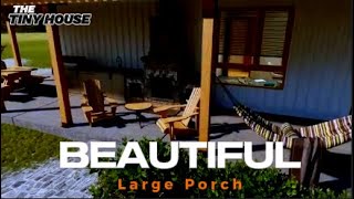 OffGrid Living Container House With Beautiful Large Porch [upl. by Novyak124]